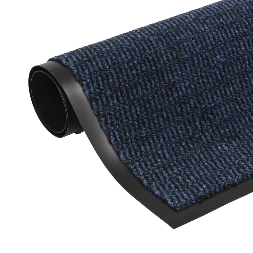 Vidaxl droogloop matten 2 pc rechteckig getuftet 80x120 cm blau