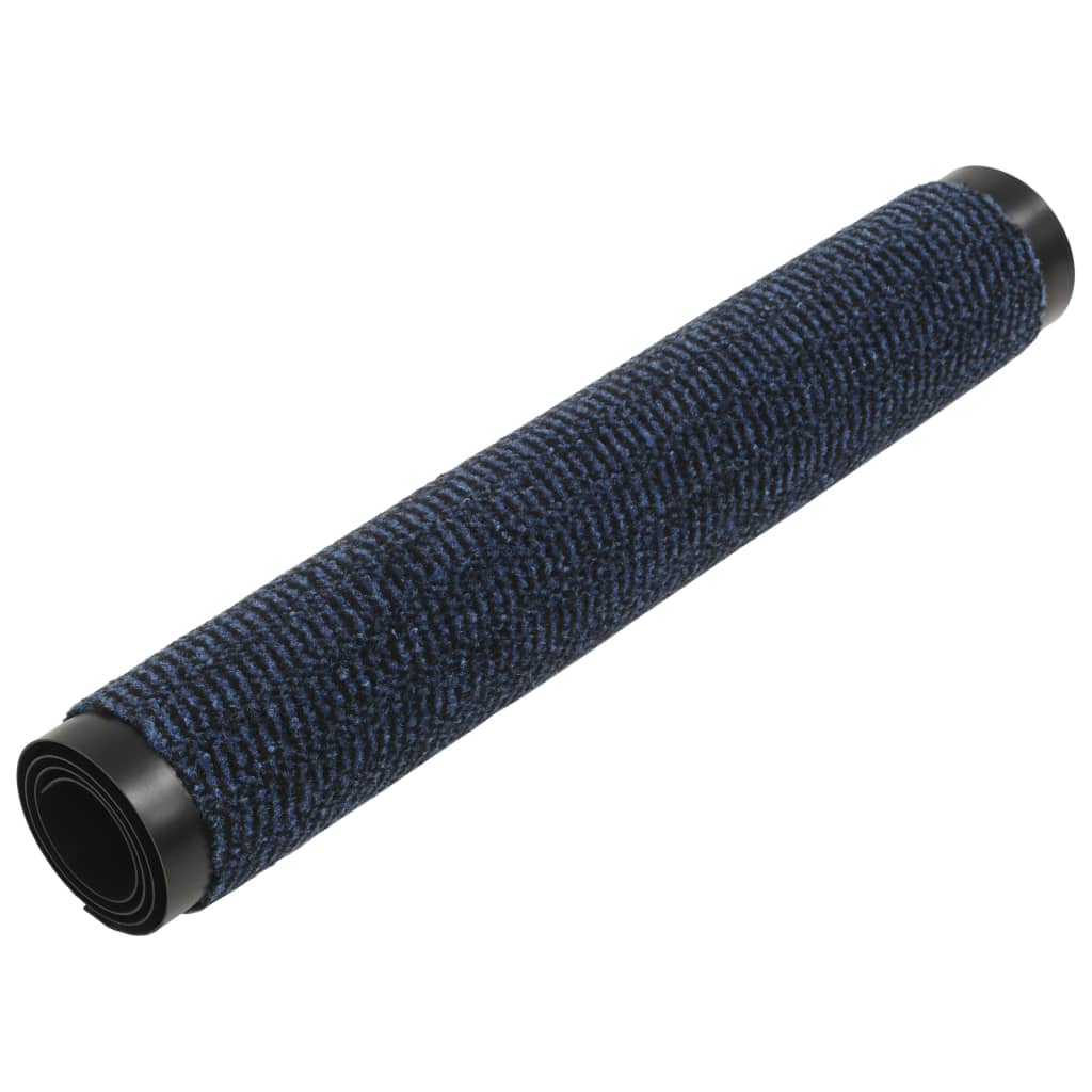Vidaxl droogloop matten 2 pc rechteckig getuftet 80x120 cm blau