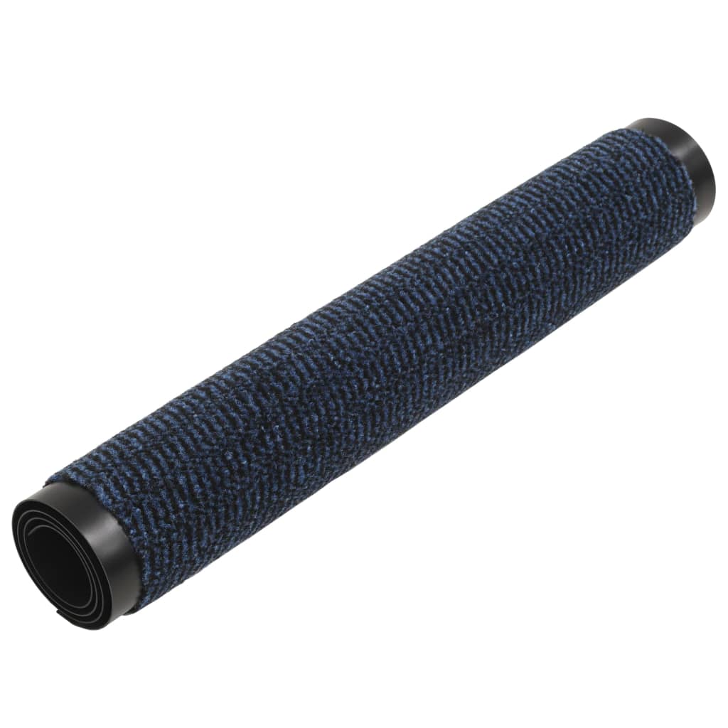 Vidaxl droogloop matten 2 pc rechteckig getuftet 90x150 cm blau