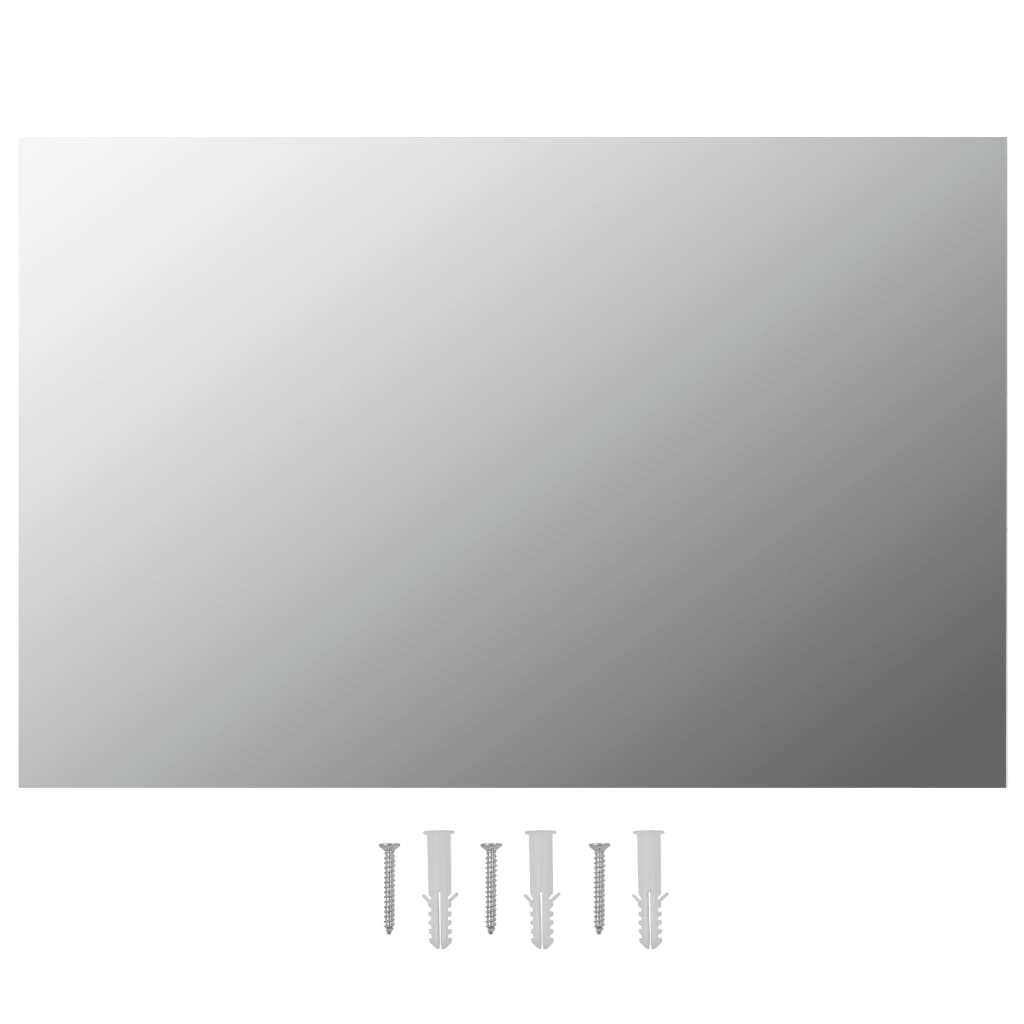 VIDAXL -Wandspiegel 2 St rechteckige 60x40 cm Glas