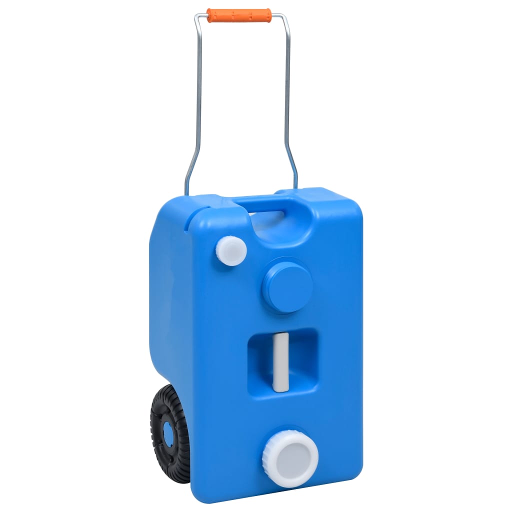 vidaxl Wassertank auf Rädern 25 l Blau