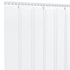 Vidaxl -Streifenvorhang auf Roll 2x200 mm 25 m PVC