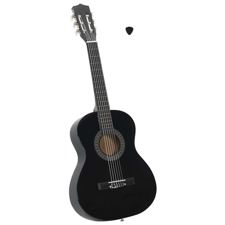 Vidaxl Gitarre Classic Anfänger und Kinder 3 4 36 Schwarz