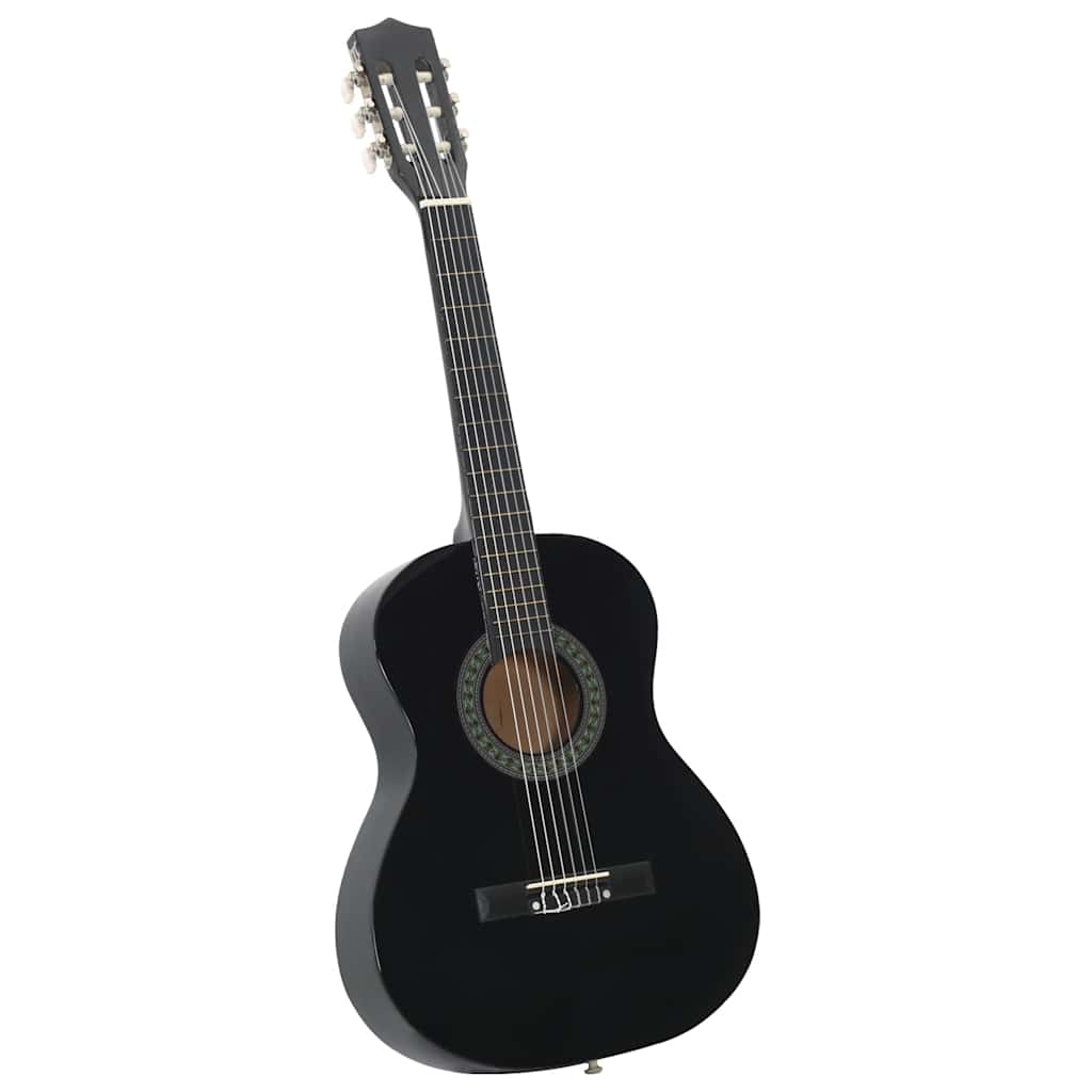 Vidaxl Gitarre Classic Anfänger und Kinder 3 4 36 Schwarz