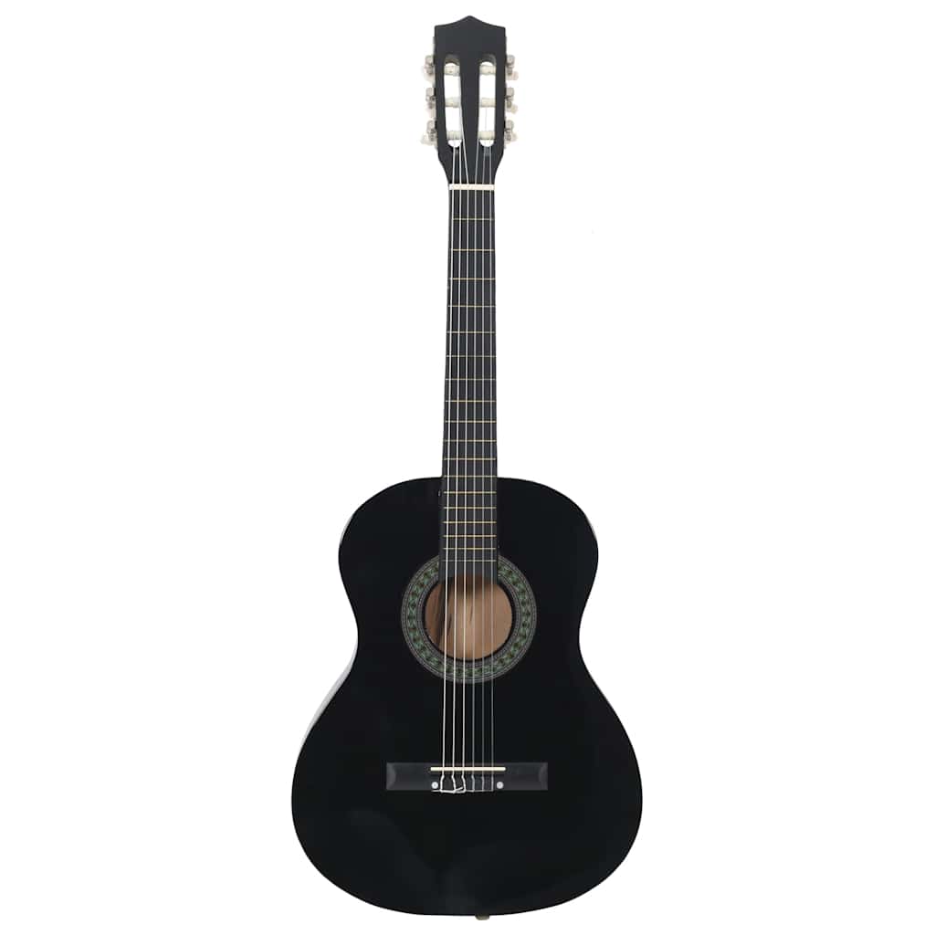 Vidaxl Gitarre Classic Anfänger und Kinder 3 4 36 Schwarz