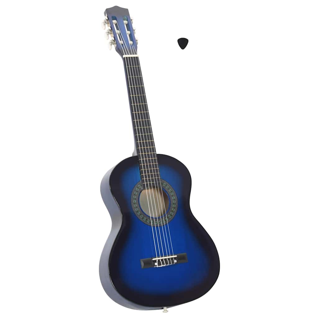Vidaxl Gitarre Classic Anfänger und Kinder 1 2 34 Blau