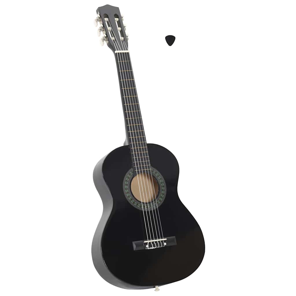 Vidaxl Gitarre Classic Anfänger und Kinder 1 2 34 Schwarz