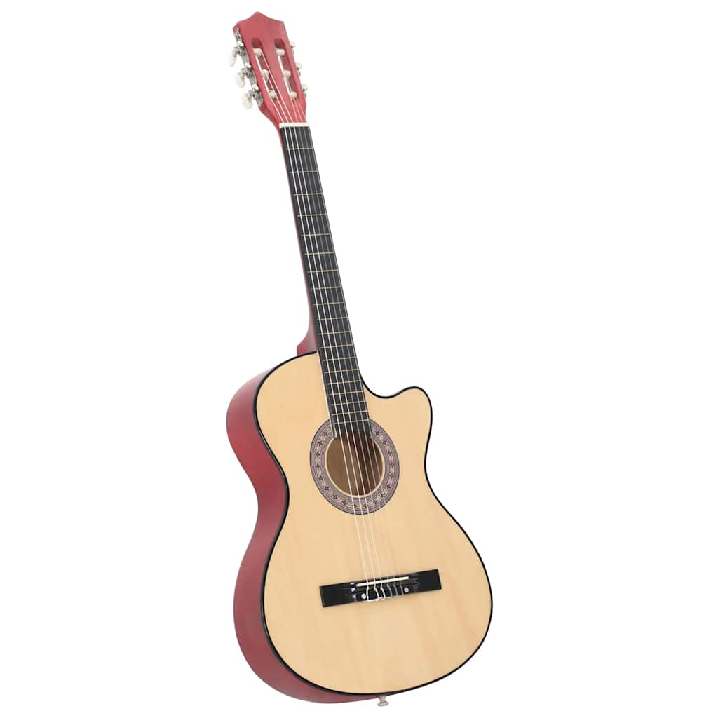 Vidaxl -Gitarrenausschnitt mit 6 Saiten Western Acoustic 38 Lindenhout