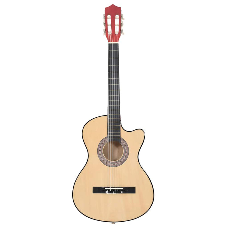 Vidaxl -Gitarrenausschnitt mit 6 Saiten Western Acoustic 38 Lindenhout