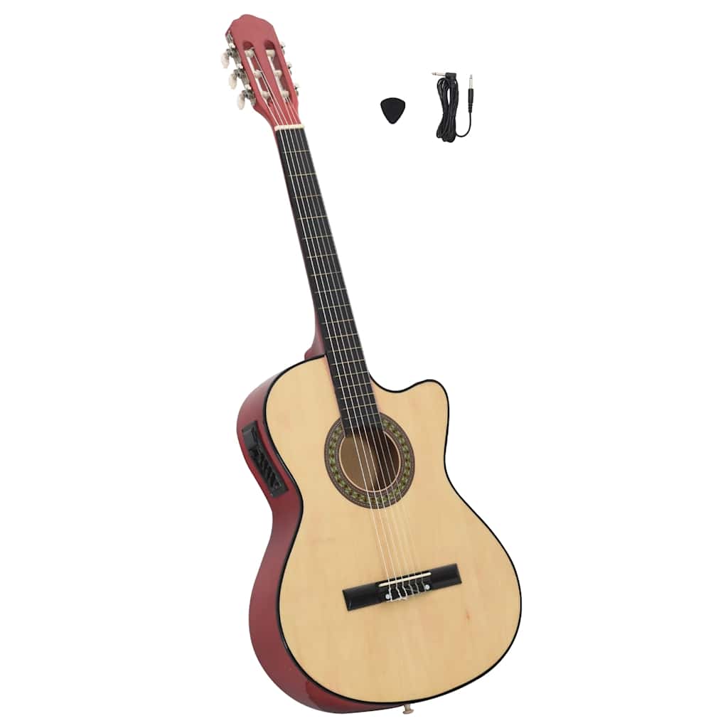Vidaxl -Gitarrenausschnitt mit Equalizer 6 Saiten Western Classic