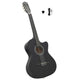 Vidaxl Gitarrenausschnitt mit Equalizer 6 Sneeds Western Classic Schwarz
