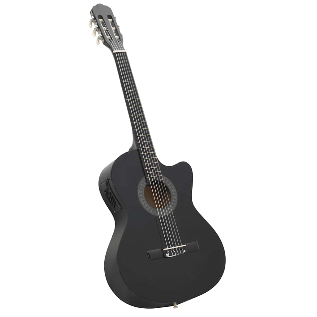 Vidaxl Gitarrenausschnitt mit Equalizer 6 Sneeds Western Classic Schwarz