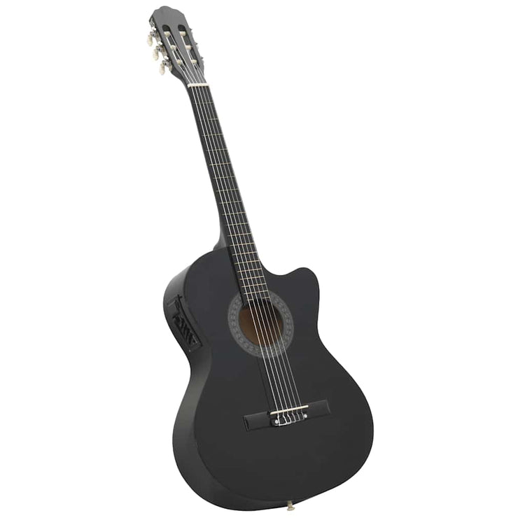 Vidaxl Gitarrenausschnitt mit Equalizer 6 Sneeds Western Classic Schwarz