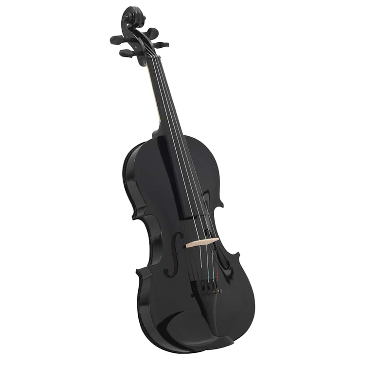 Vidaxl Violinet mit Bogen und Kinstun 4 4 Schwarz