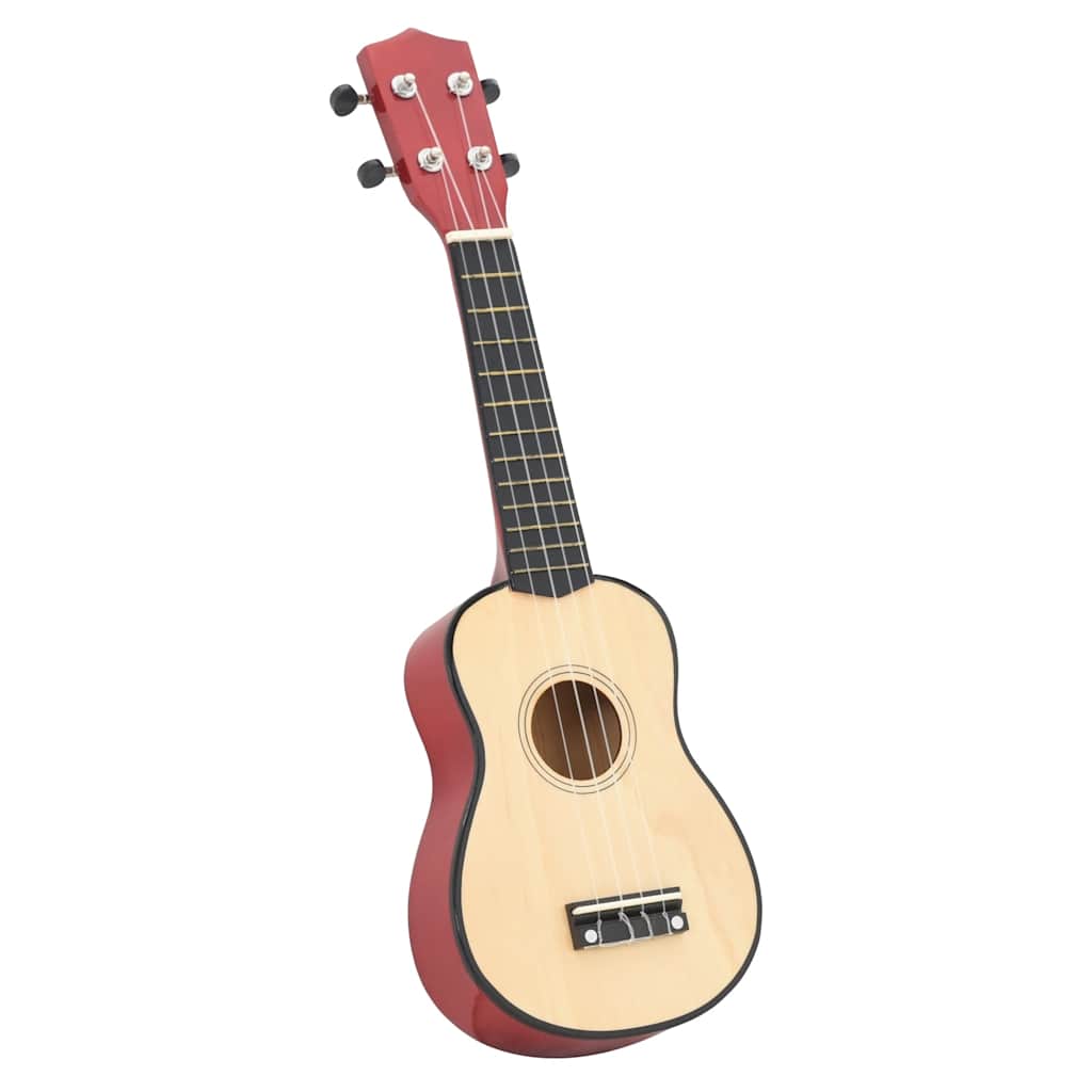 Vidaxl Ukuleleset mit Tasche für Kinder Sopran 21 '' Lightwood Colored