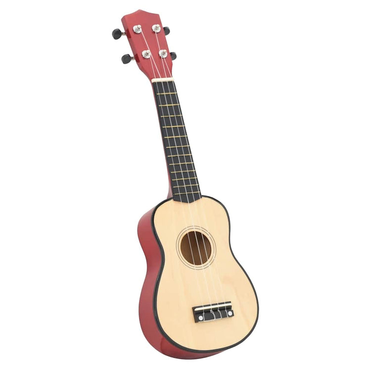 Vidaxl Ukuleleset mit Tasche für Kinder Sopran 21 '' Lightwood Colored