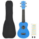 Vidaxl ukuleleset mit Tasche für Kinder Sopran 21 '' Blau