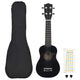 Vidaxl ukuleleset mit Tasche für Kinder Sopran 23 '' schwarz