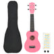 Vidaxl ukuleleset mit Tasche für Kinder Sopran 23 '' Pink