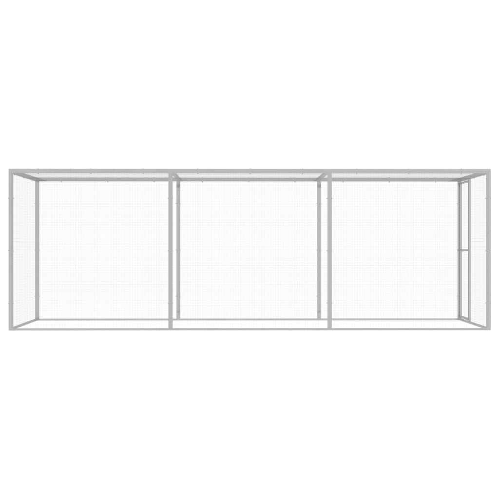 VIDAXL -Katzenkäfig 4.5x1.5x1,5 M verzinkte Stahl