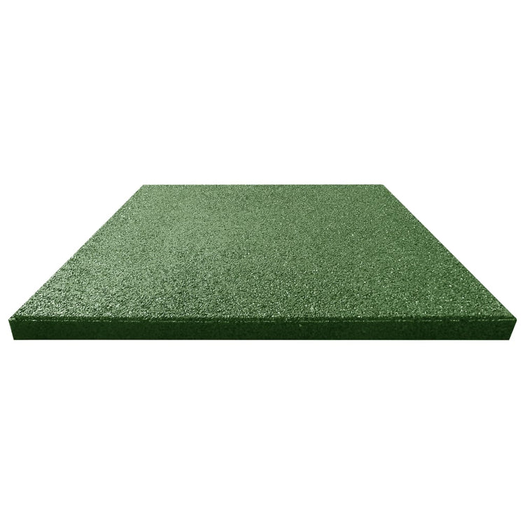 Vidaxl Valt Tiles 12 ST 50 x 50 x 3 cm Gummigrün
