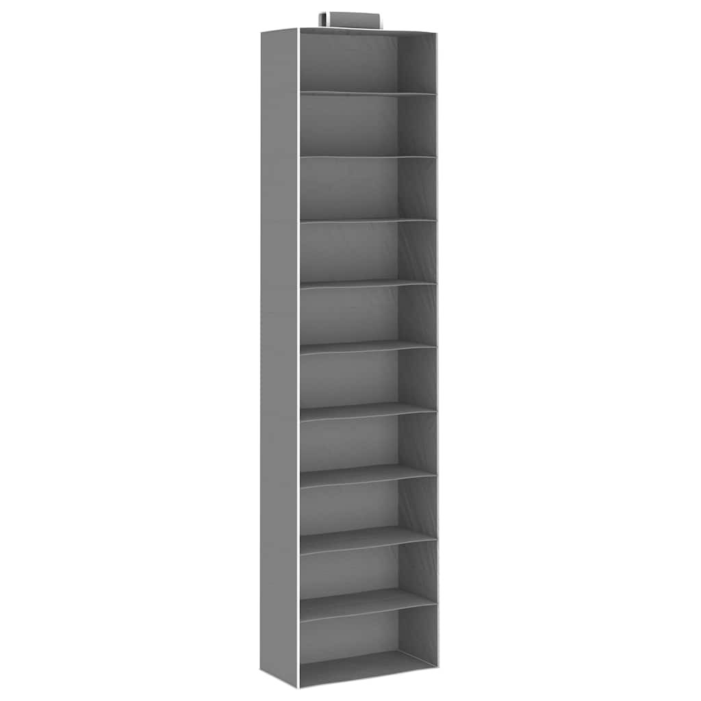 Vidaxl hängende Kleiderorganizer 2 Stück mit 10 Regalen Stoff