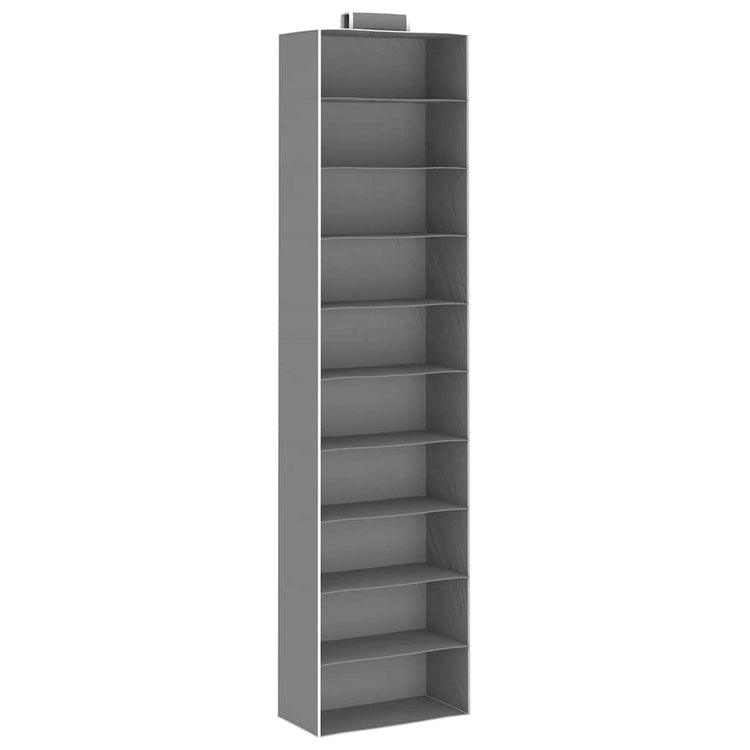 Vidaxl hängende Kleiderorganizer 2 Stück mit 10 Regalen Stoff