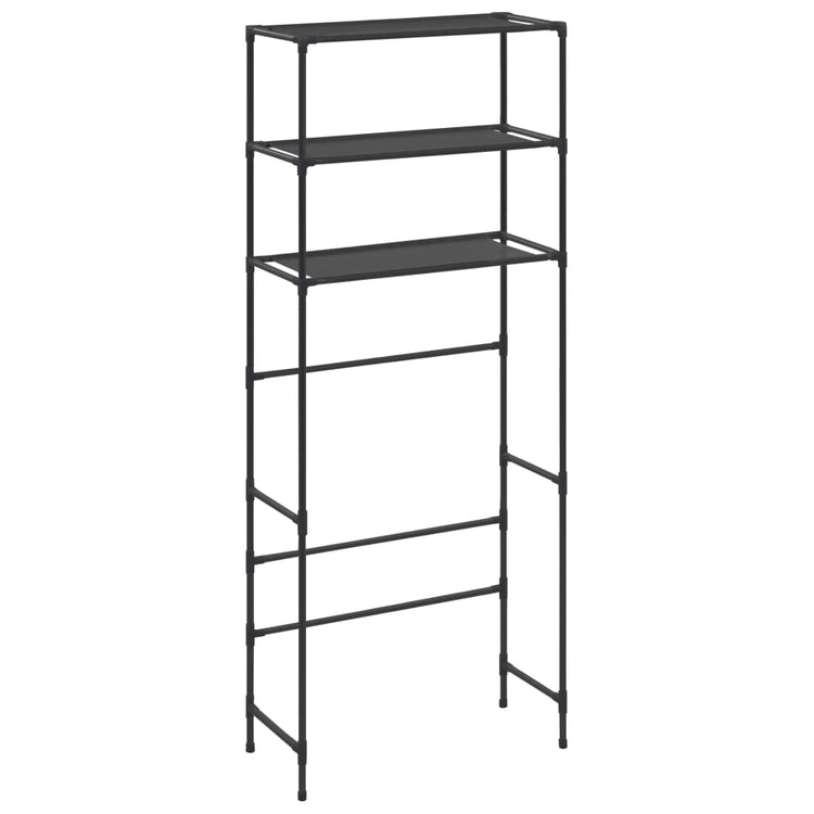 VIDAXL-LAGE ROK für Boven Waschmaschine 3-layer 69x28x169 cm Schwarz