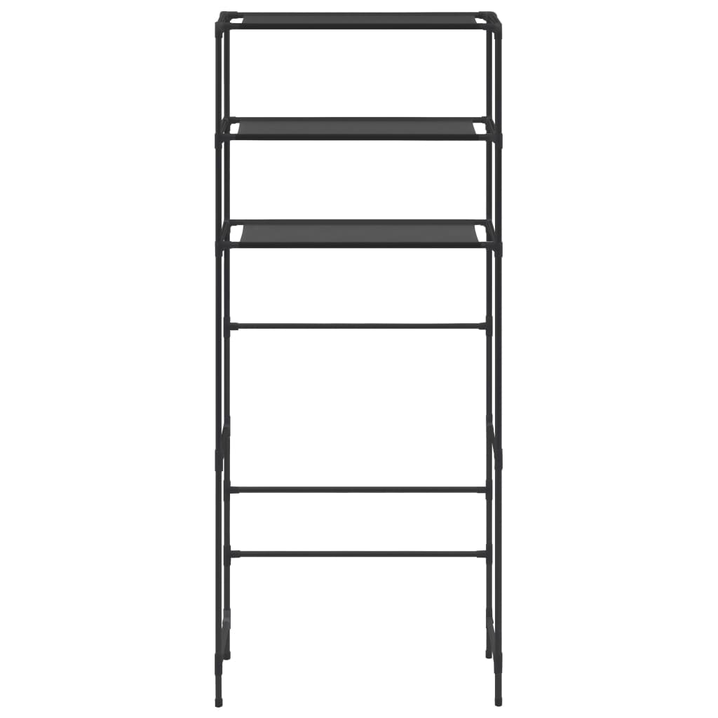 VIDAXL-LAGE ROK für Boven Waschmaschine 3-layer 69x28x169 cm Schwarz