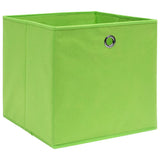 VIDAXL -Speicherboxen 10 PCs 32x32x32 cm Stoff grün - afbeelding 2