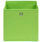 VIDAXL -Speicherboxen 10 PCs 32x32x32 cm Stoff grün - afbeelding 3