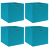VIDAXL -Speicherboxen 4 PCs 32x32x32 cm Stoff Baby Blau