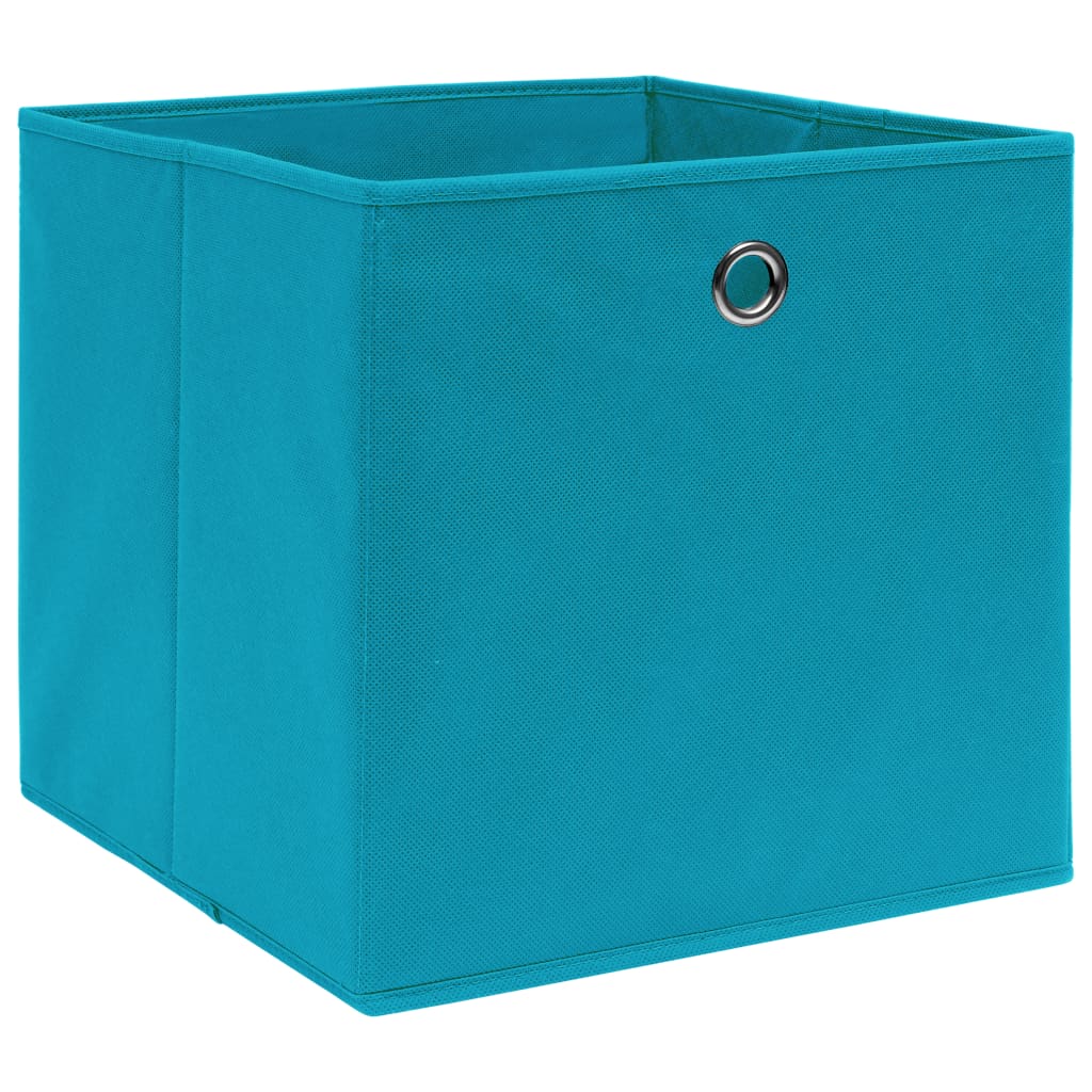 VIDAXL -Speicherboxen 4 PCs 32x32x32 cm Stoff Baby Blau