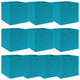 VIDAXL -Speicherboxen 10 PCs 32x32x32 cm Stoff Baby Blau