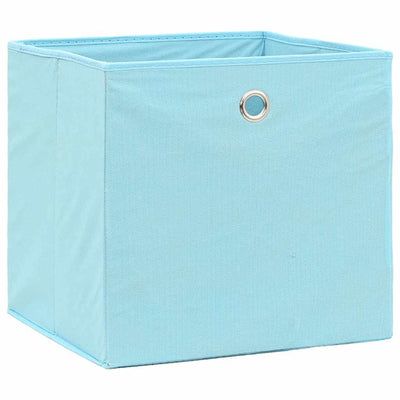 VIDAXL -Speicherboxen 10 PCs 32x32x32 cm Stoff Baby Blau