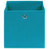 VIDAXL -Speicherboxen 10 PCs 32x32x32 cm Stoff Baby Blau