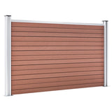 Vidaxl -Zaun 872x106 cm HKC Brown - afbeelding 3