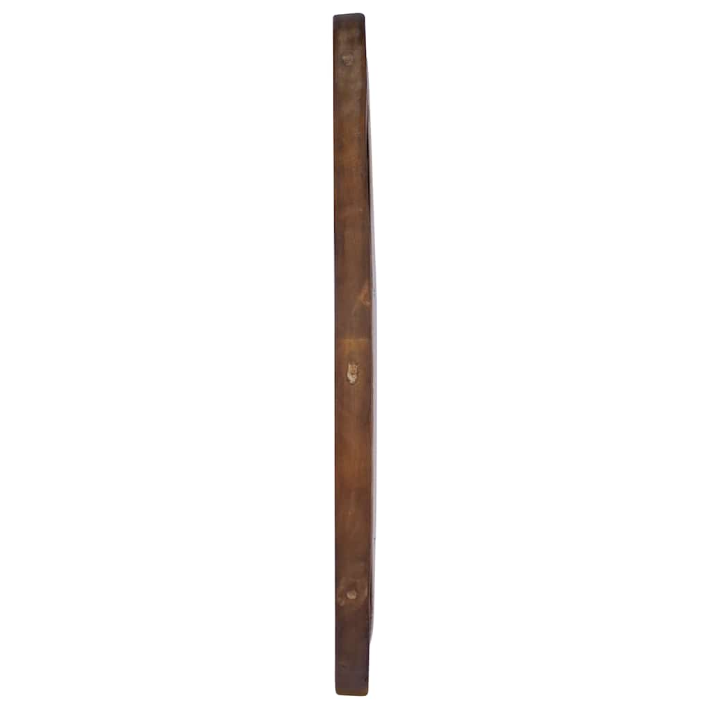 Vidaxl -Wandspiegel um 60 cm Teakholzholz