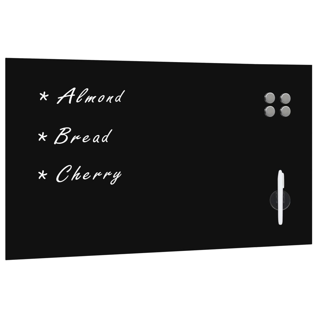 VIDAXL -Magnetplattenwand Montage 120 x 60 cm Glas