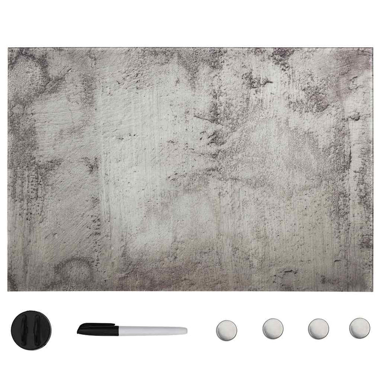 VIDAXL MAGNETISCHE BRAUBE WALL MOUNTEN 60 x 40 cm Glas