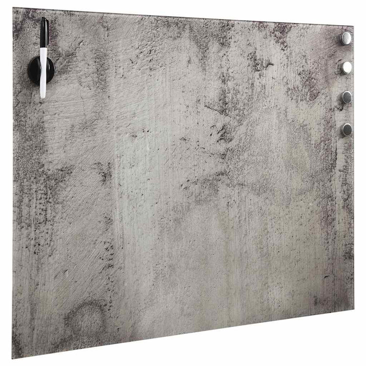 VIDAXL MAGNETISCHE BRAUBE WALL MOUNTEN 50 x 50 cm Glas