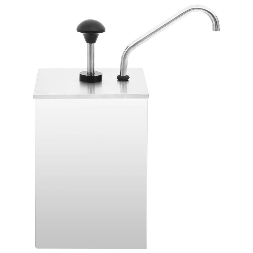 Vidaxl -Sauce -Spender 3.5 L Edelstahl