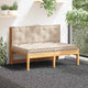 VIDAXL PALLET FODEN KÜHLEN 2 ST Baumwoll Beige