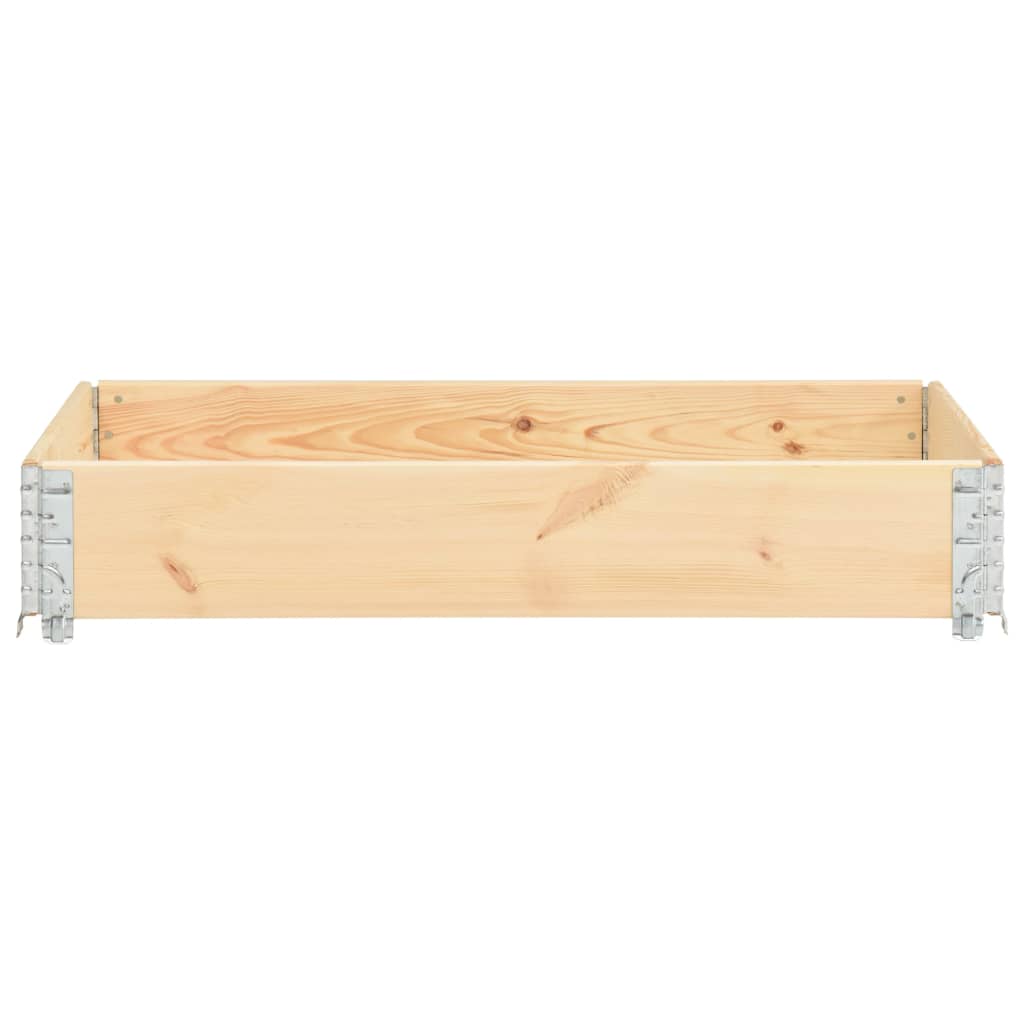 VIDAXL Palettenaufsatz 80x120 cm Massives Kiefernholz