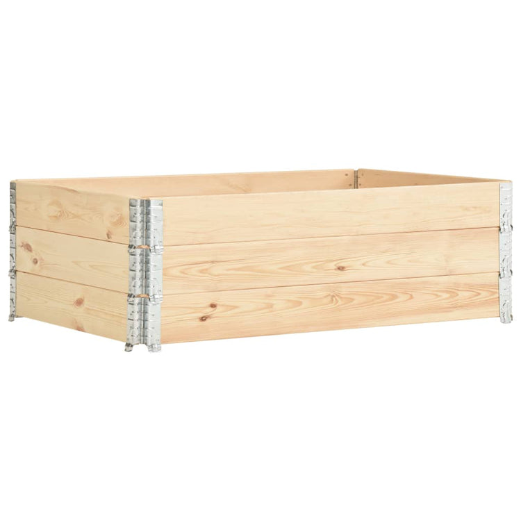 VIDAXL Palletopzetrand 3 ST 50x150 cm Festkiefer