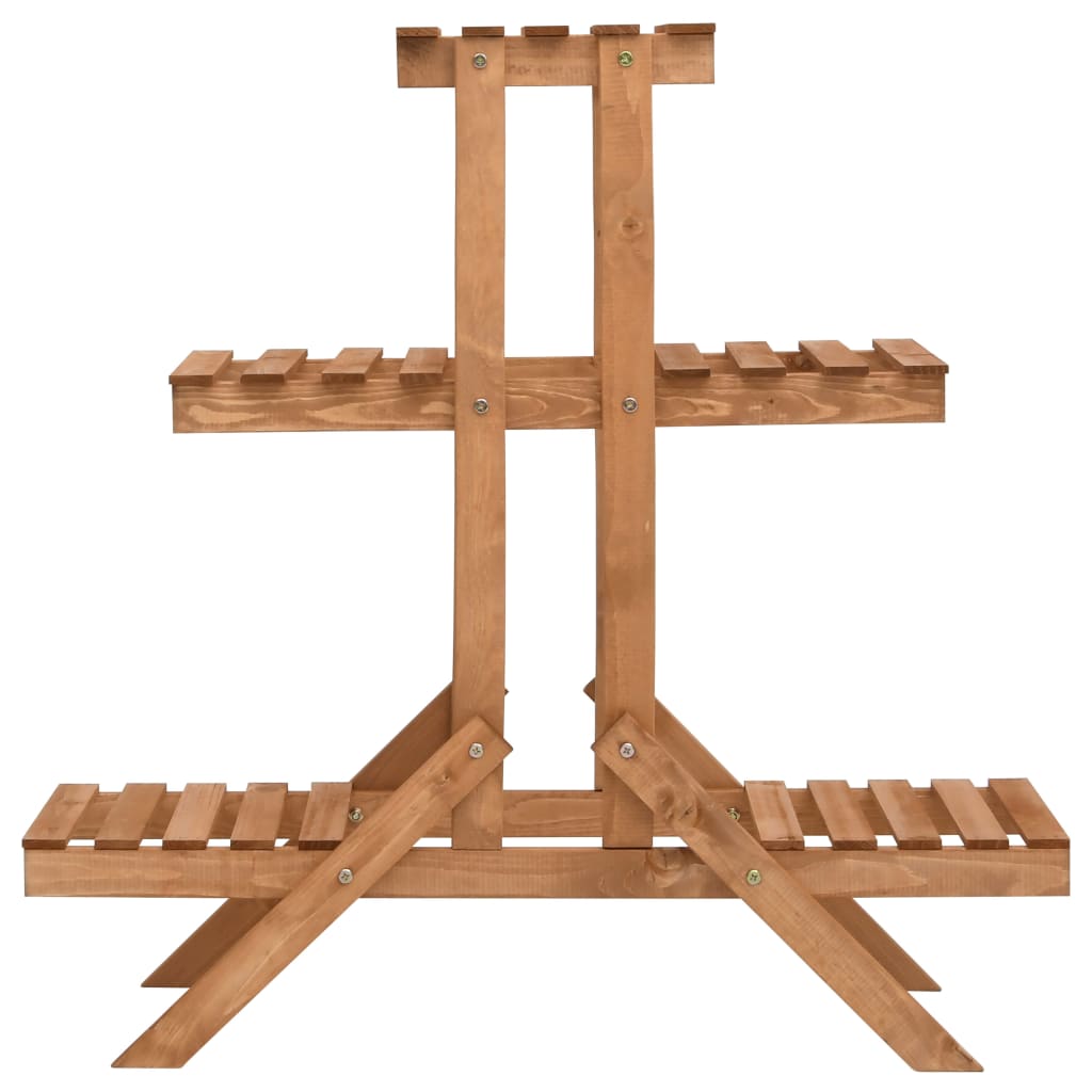 VIDAXL -Pflanzenstandard 83x25x83 cm Vurenhout