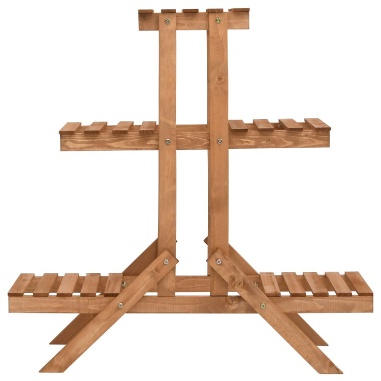 VIDAXL -Pflanzenstandard 83x25x83 cm Vurenhout
