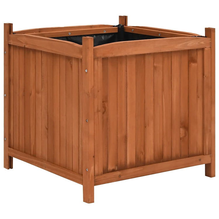 VIDAXL -Pflanzer erhöht 2 ST 50x50x50 cm Pinewood