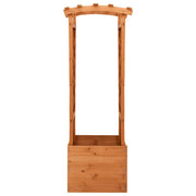 Vidaxl latwerkplantenbak mit Arch 49x39x130 cm Vurenhout - afbeelding 2