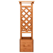 Vidaxl latwerkplantenbak mit Arch 49x39x130 cm Vurenhout - afbeelding 3